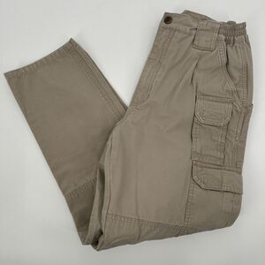 5.11 Tactical Fast-Tac Cargo Pants Women's 8‎ Tan Double Knee Straight Leg EMT